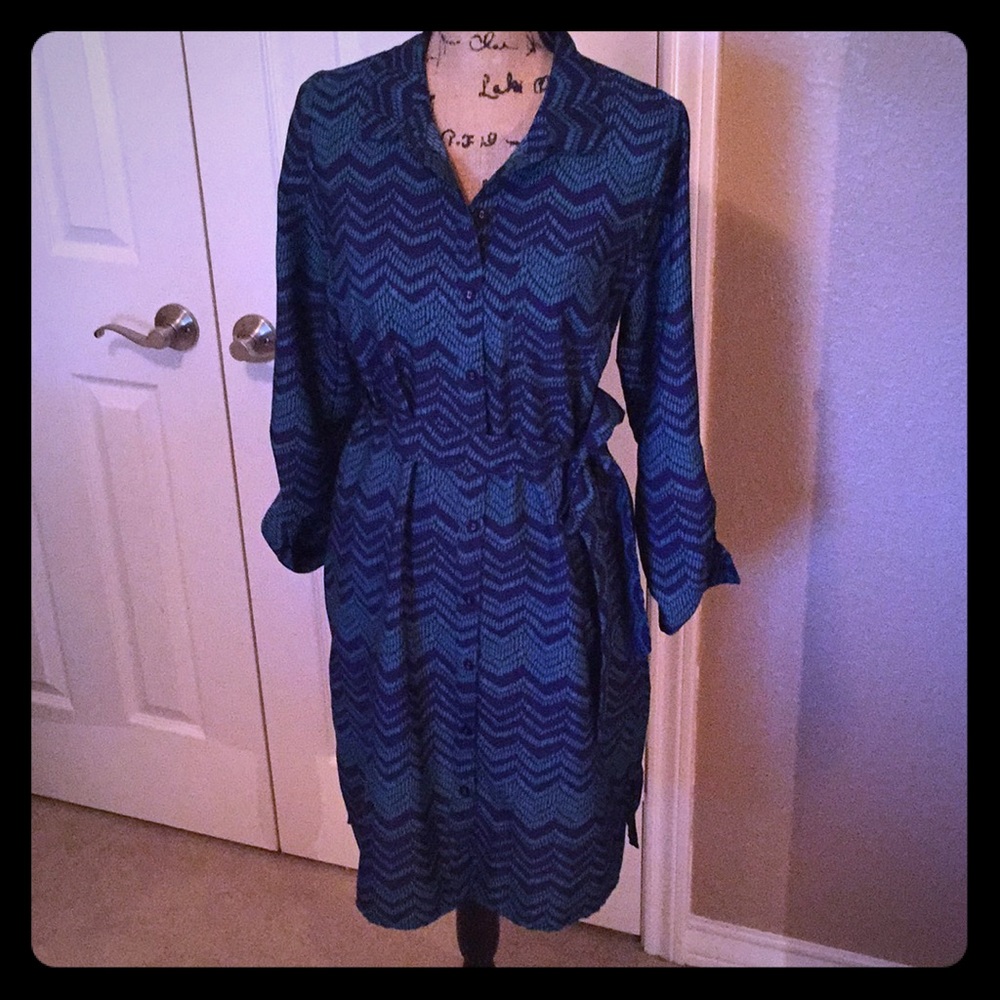 Motherhood Maternity Button Up Dress